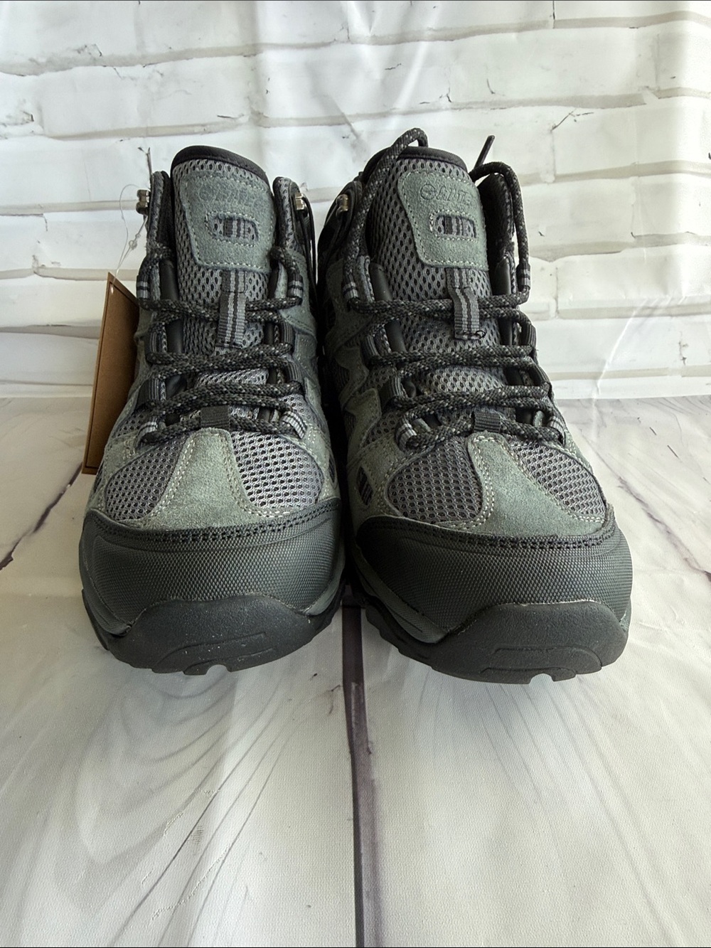 Hi-Tec Men’s Ravus MID Waterproof Hiking Boots - Gray - Picture 3 of 11